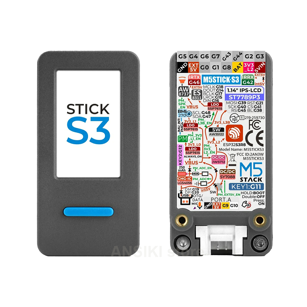 Smart Home Panel - مجموعة تطوير إنترنت الأشياء M5StickS3 ESP32-S3