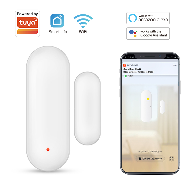 Smart Home Notifications - تويا الذكية WiFi كاشف إغلاق مفتوح