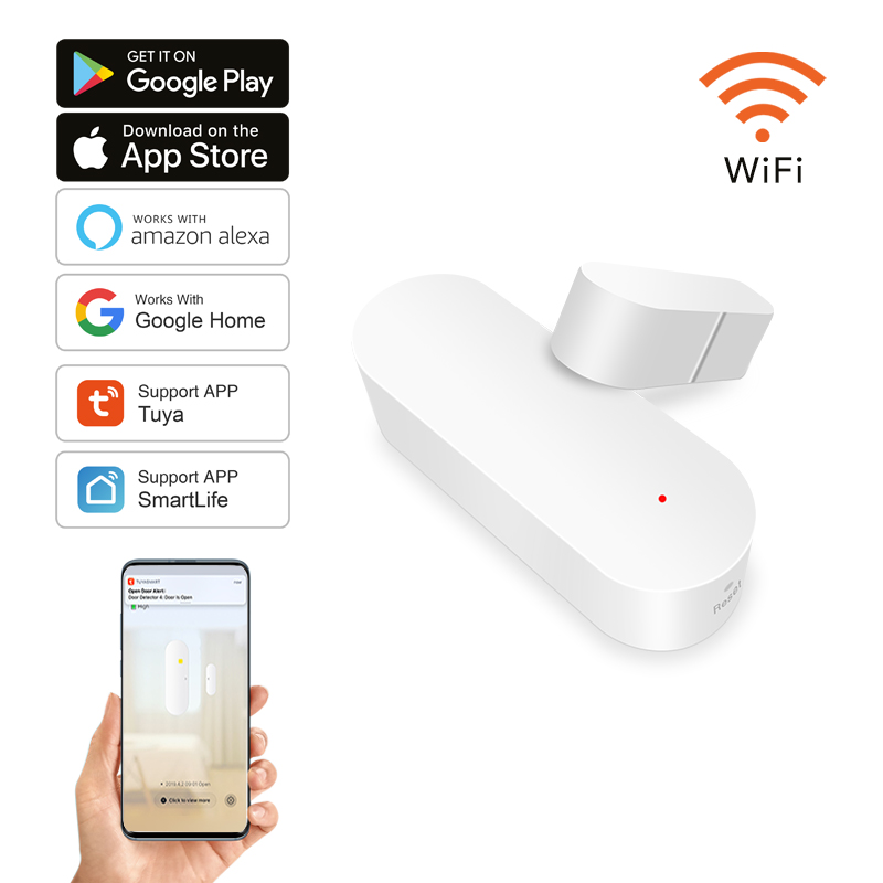 Smart Home Notifications - تويا الذكية WiFi كاشف إغلاق مفتوح