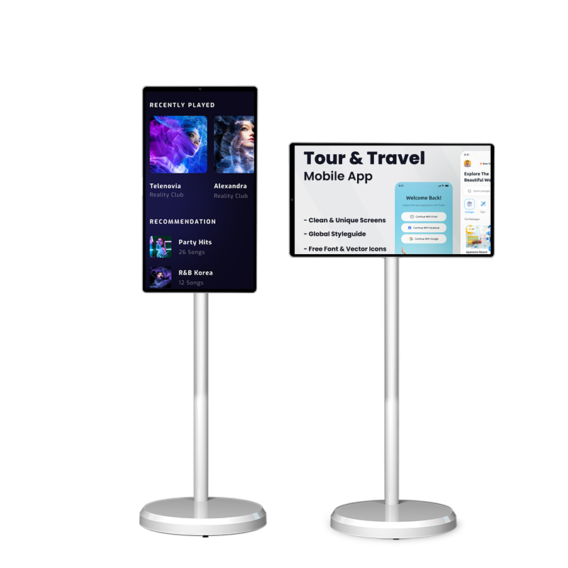 Smart Home Speaker - تلفزيون ذكي محمول بشاشة LED بيضاء