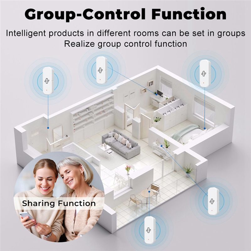 مستشعر اهتزاز ذكي AA87 بتقنية  - مراجعة Smart Home Notifications وسعره