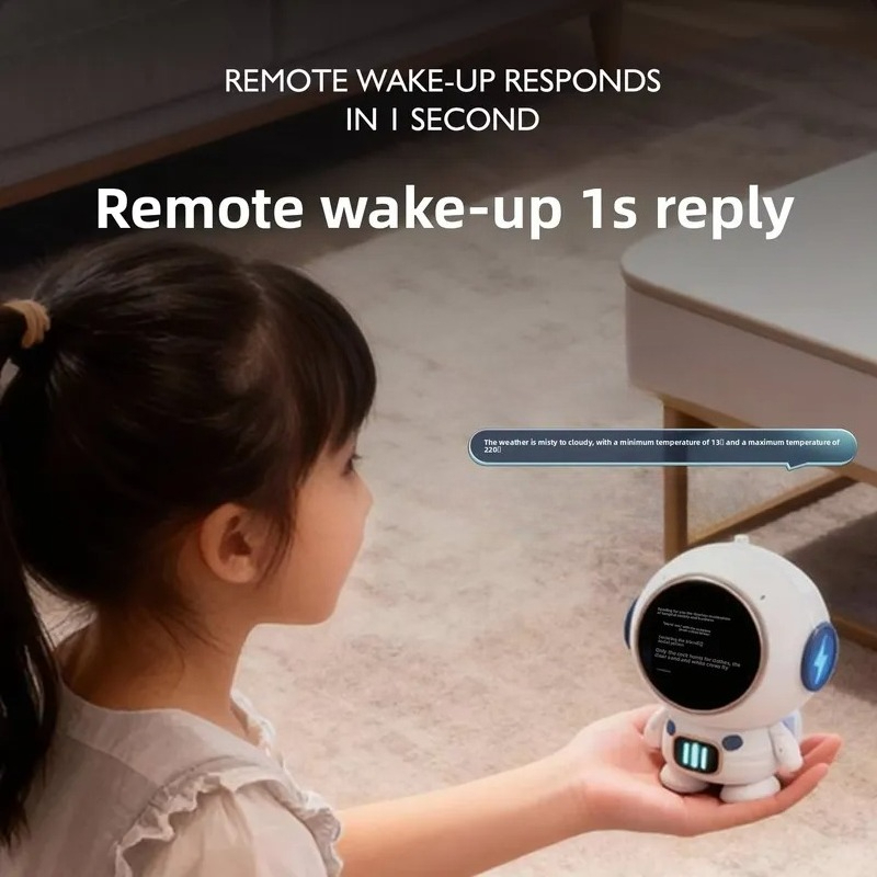 روبوت ذكي على شكل رائد فضاء صغ - مراجعة Smart Home Speaker وسعره