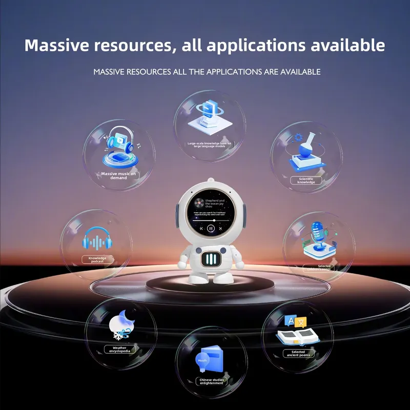 روبوت ذكي على شكل رائد فضاء صغ - مراجعة Smart Home Speaker وسعره