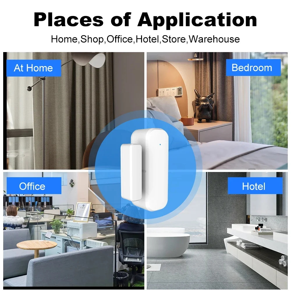 مستشعر لاسلكي للأبواب والنوافذ - مراجعة Smart Home Notifications وسعره