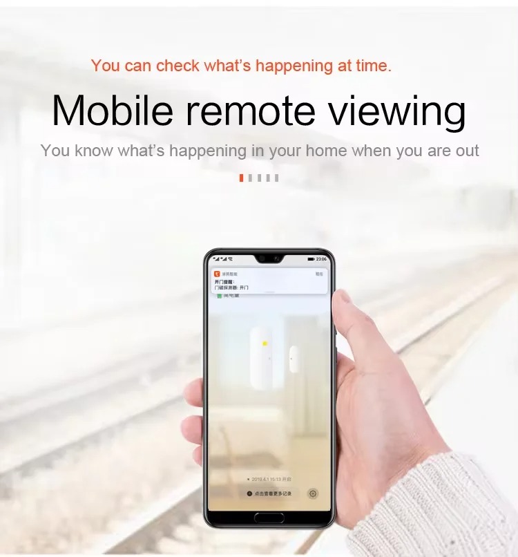 Tuya Smart WiFi Door Sensor Sm - مراجعة Smart Home Notifications وسعره