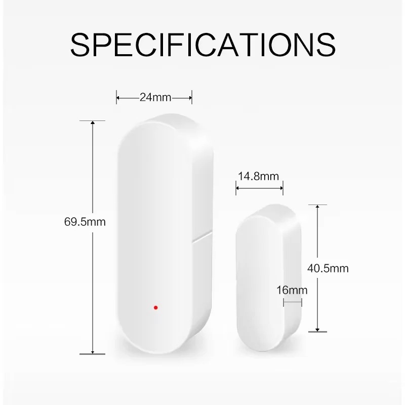 Tuya Smart WiFi Door Sensor Sm - مراجعة Smart Home Notifications وسعره