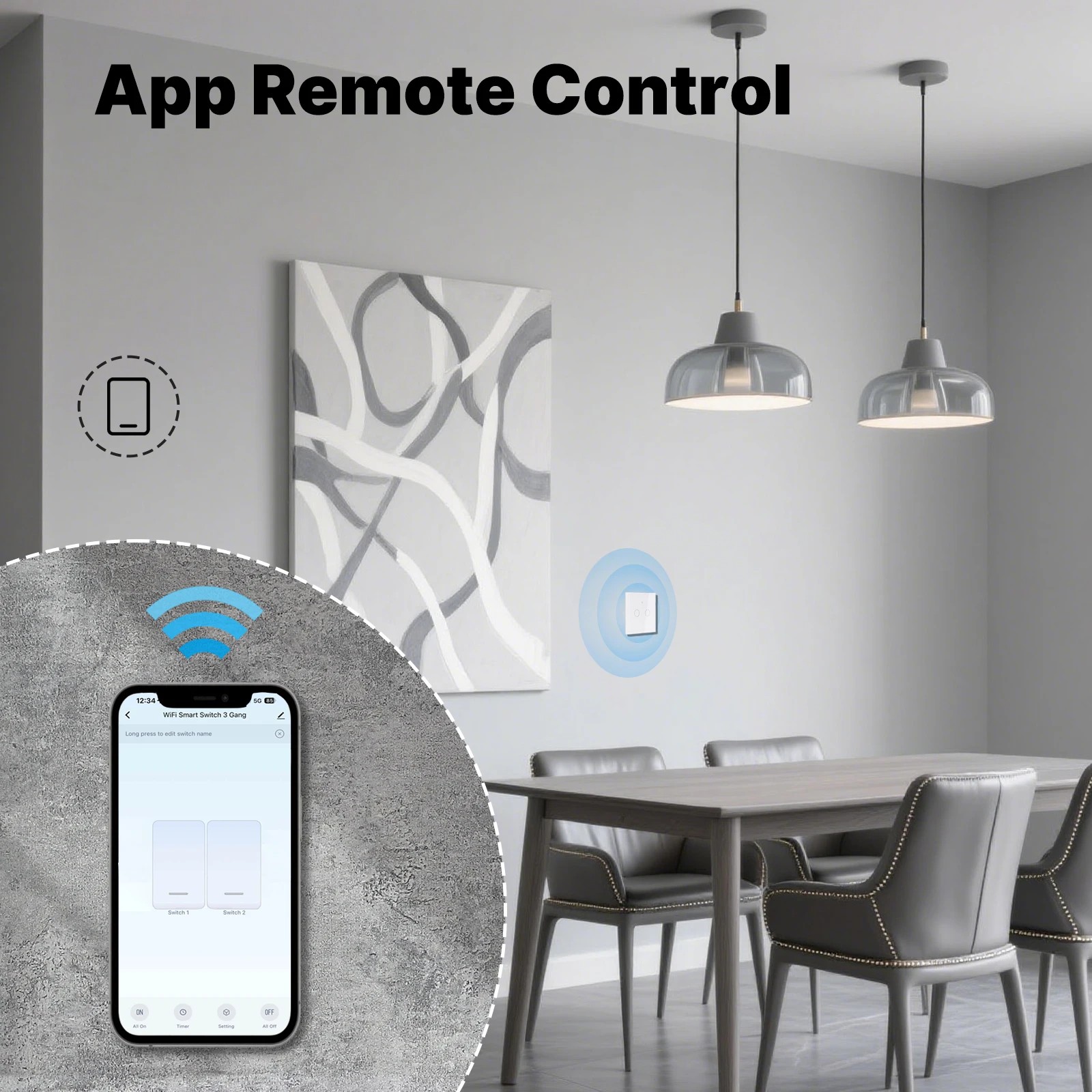 مفتاح ذكي يعمل باللمس MOES WiF - مراجعة Smart Home Panel وسعره