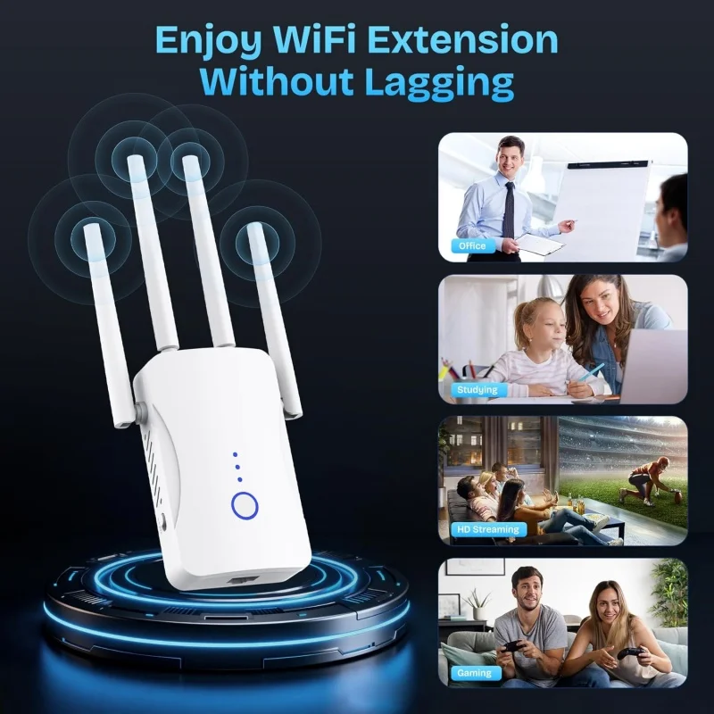 مكرر واي فاي ثنائي النطاق بسرع - مراجعة Smart Home Router وسعره