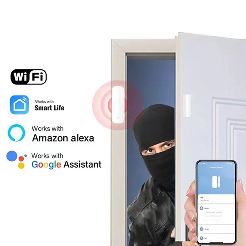 مستشعر باب ذكي بتقنية واي فاي  - مراجعة Smart Home Notifications وسعره