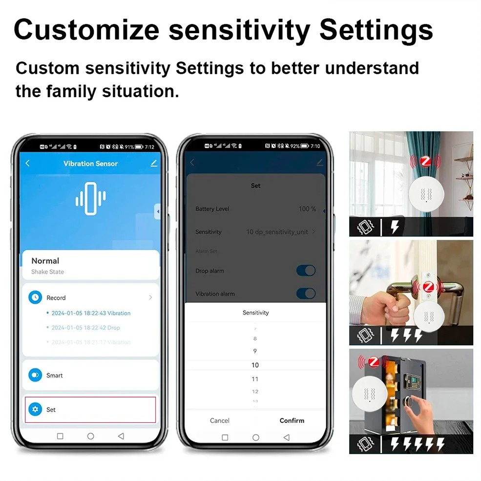 مستشعر اهتزاز ذكي من تويا زيجب - مراجعة Smart Home Notifications وسعره