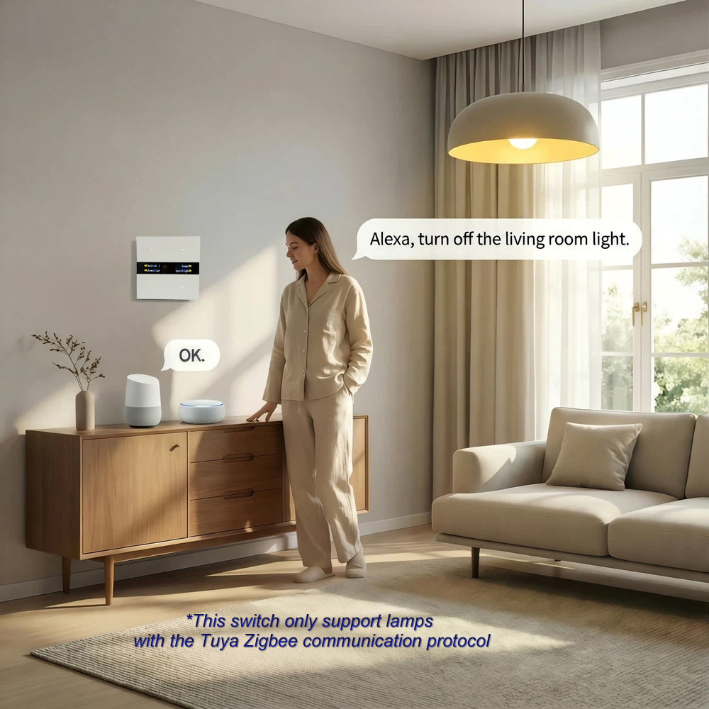لوحة مفاتيح ذكية M8 Pro Zigbee - مراجعة Smart Home Panel وسعره