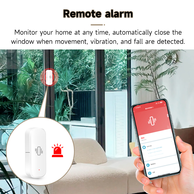 جهاز استشعار الاهتزاز الذكي وا - مراجعة Smart Home Notifications وسعره