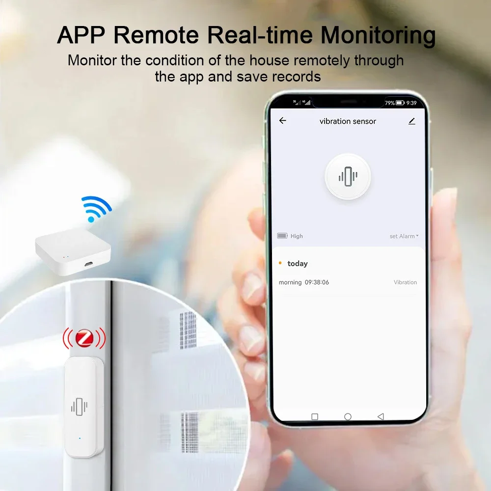 مستشعر اهتزاز ذكي Tuya لأمن ال - مراجعة Smart Home Notifications وسعره