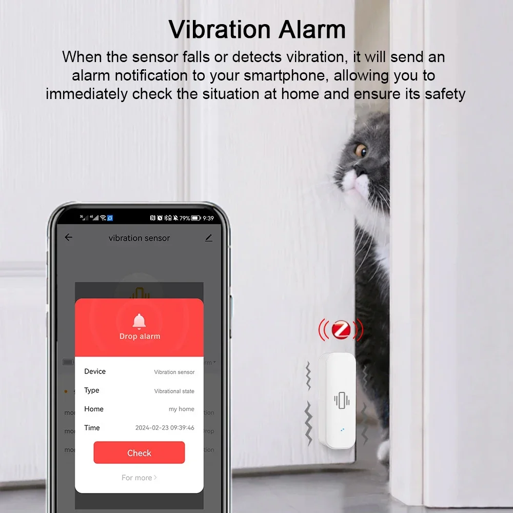 مستشعر اهتزاز ذكي Tuya لأمن ال - مراجعة Smart Home Notifications وسعره